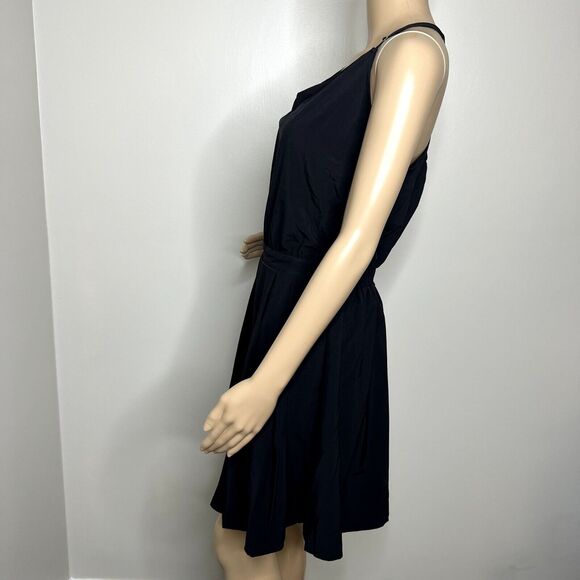 Halara Black Breezeful Cut Out Halter Dress - Picture 2 of 7
